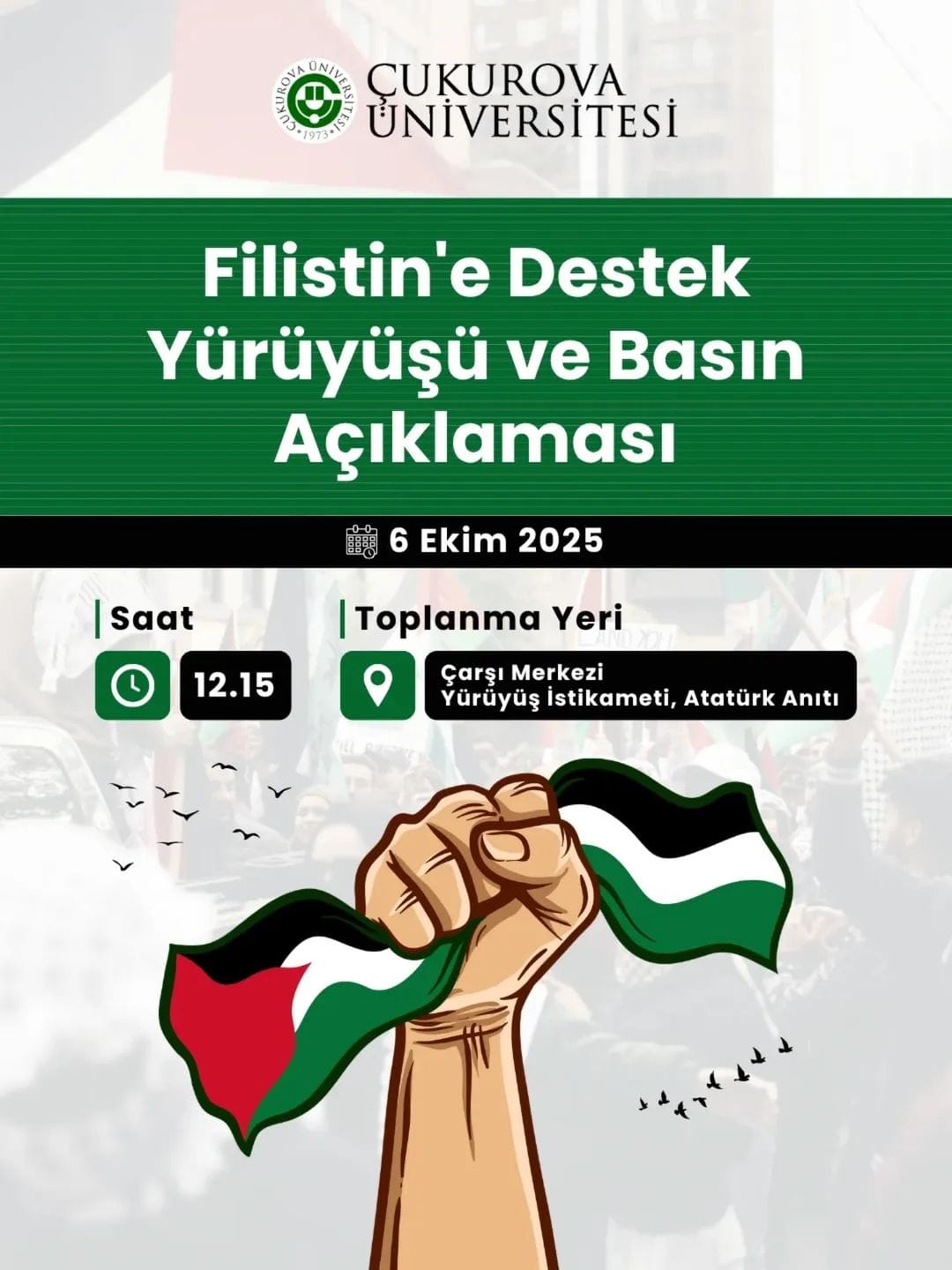 Filistin'e Destek Yürüyüşü ve Basın Açıklaması