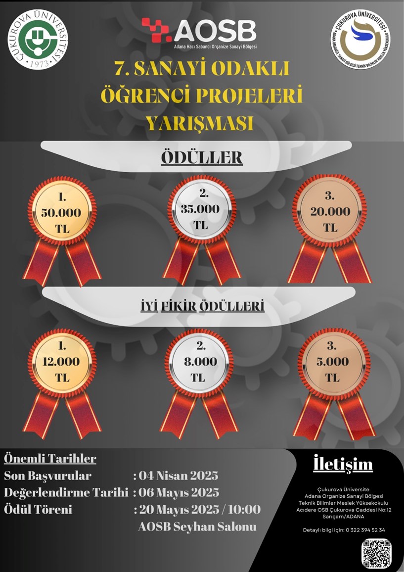 7.Sanayi Odaklı Öğrenci Projeleri Yarışması