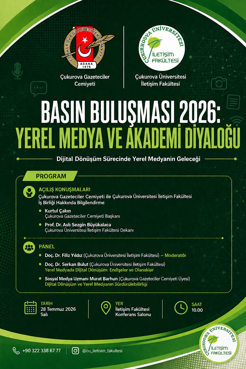 Basın Buluşması:Yerel Medya ve Akademi Diyaloğu
