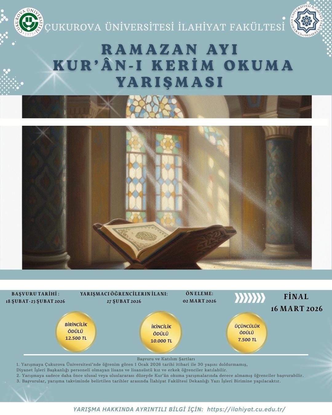 Ramazan Ayı Kur'an-ı Kerim Okuma Yarışması