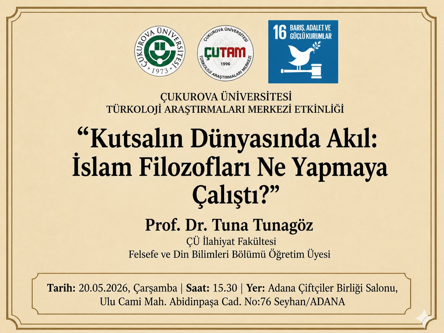 Türkoloji Araştırmaları Merkezi Etkinliğidir