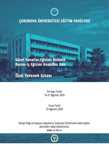 Resim-İş Eğitimi Anabilim Dalı Özel Yetenek Sınavı 