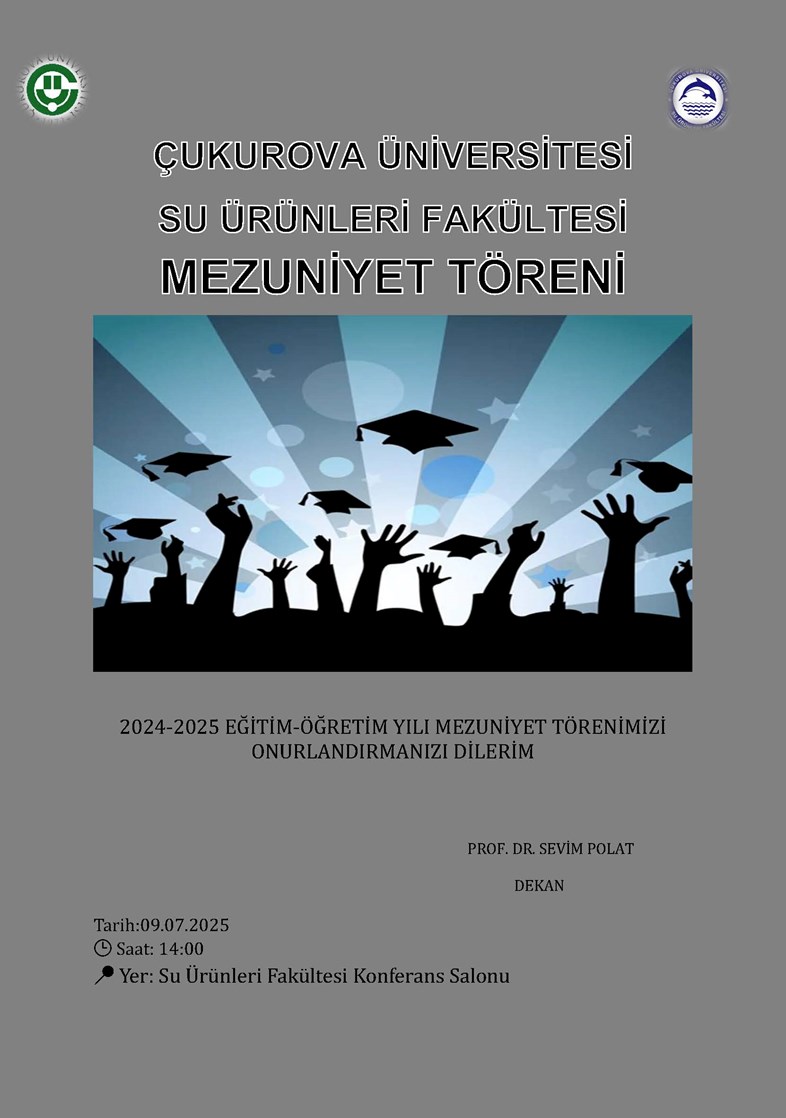 Su Ürünleri Fakültesi Mezuniyet Töreni